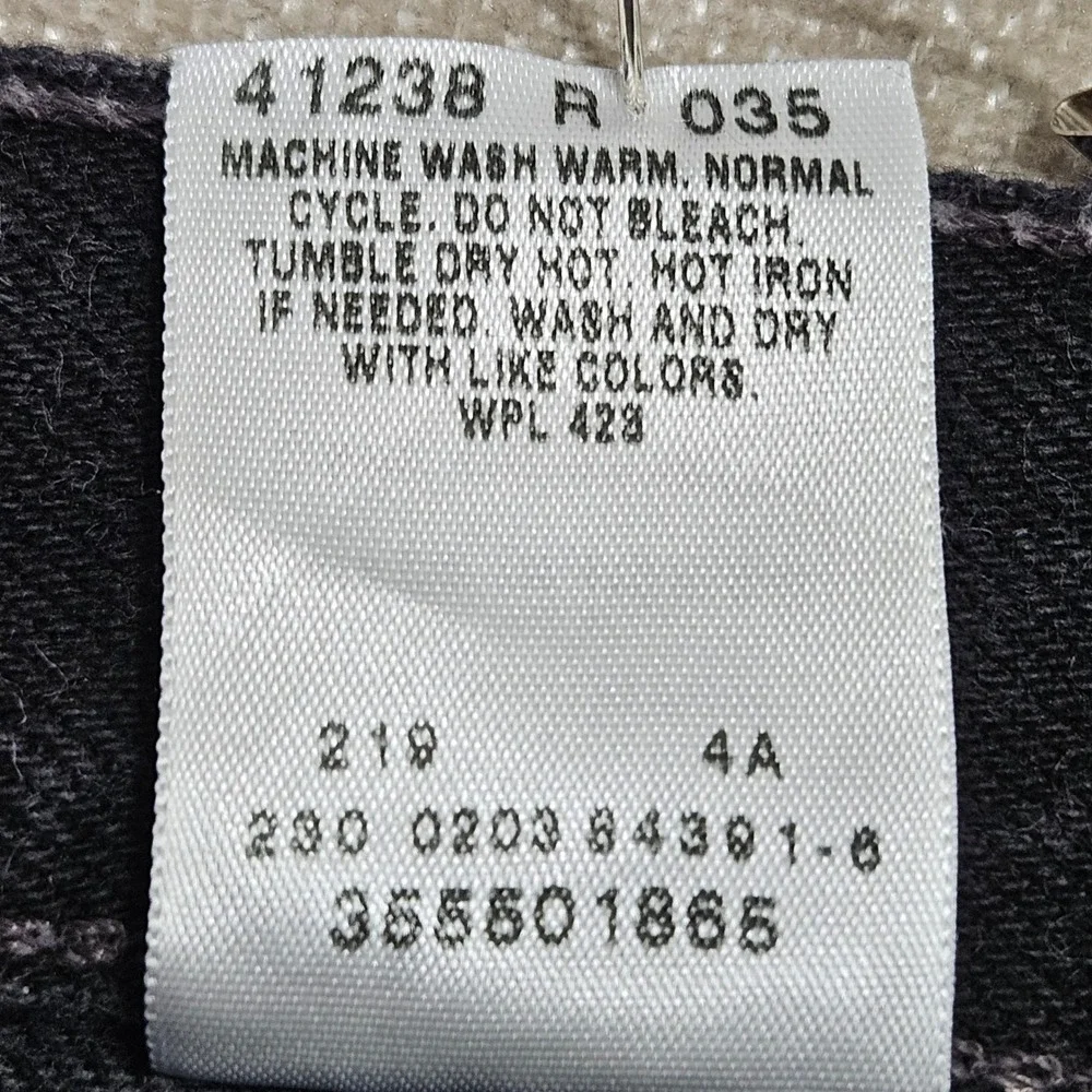 Levis 550 Denim‎ Shorts Mens W33 Black Relaxed Fit Vintage 2003 Cotton